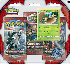 Sun & Moon - Crimson Invasion 3 Pack Blister - Decidueye